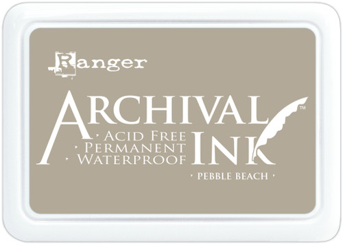3 Pack Ranger Archival Ink Pad #0-Pebble Beach AIP-70788 - 789541070788