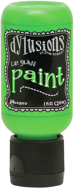 3 Pack - Dylusions Acrylic Paint 1oz-Cut Grass - DYQ-70443 - 789541070443