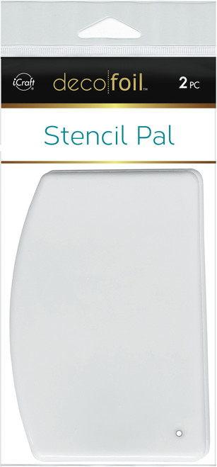4 Pack iCraft Deco Foil Stencil Pal 3.75"x5.2" 2/Pkg5547 - 000943055471