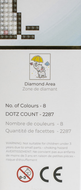 Diamond Dotz Diamond Art Kit 8"X10"-Baby Brollie DD3028