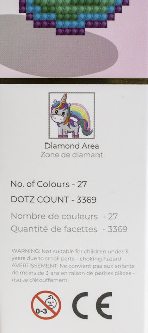 Diamond Dotz Diamond Art Kit 9"X9"-Magic Rainbow DD3033