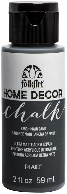 3 Pack FolkArt Home Decor Chalk Paint 2oz-Maui Sand HDCHALK2-6359 - 028995063596