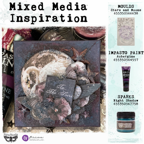 3 Pack - Finnabair Sparks Acrylic Paint 1.7oz-Night Shadow - SPARKS-7758 3 Pack - Finnabair Sparks Acrylic Paint 1.7oz-Night Shadow - SPARKS-7758