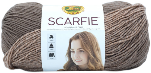 3 Pack Lion Brand Scarfie Yarn-Mushroom/Blush 826-231 - 023032058801