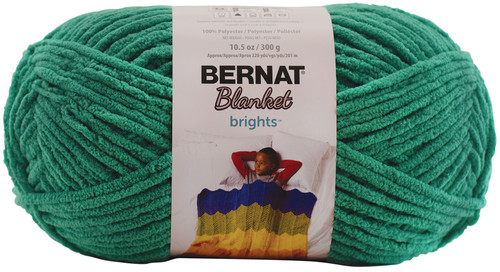 2 Pack - Bernat Blanket Brights Big Ball Yarn-Go Go Green - 161212-12004 - 057355403406