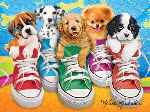 Kodak Premium Jigsaw Puzzle 350 Pieces 18"X24"-Sneaky Pups - 8000ZZK