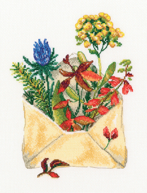RTO Counted Cross Stitch Kit 5.9"X8.07"-Letters From The Forest (16 Count) M768 - 46036432300234603643230023