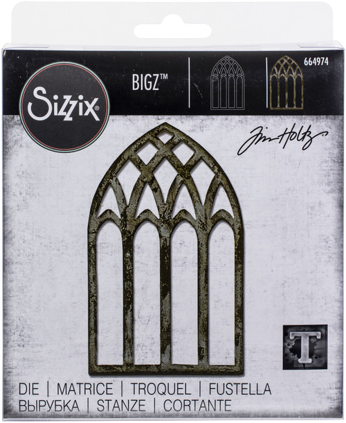 Sizzix Bigz Die By Tim Holtz-Cathedral Window 664974 - 630454267362