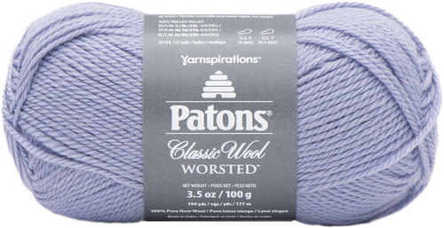 5 Pack Patons Classic Wool Yarn-Misty Thistle 244077-77775 - 057355450882