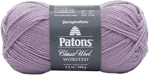 5 Pack Patons Classic Wool Yarn-Soft Orchid 244077-77779 - 057355450929