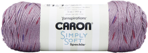 3 Pack Caron Simply Soft Speckle Yarn-Snapdragon 294961-16015 - 057355449992