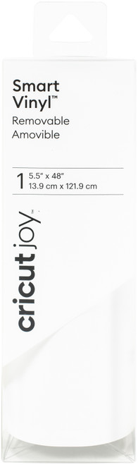 3 Pack Cricut Joy Removable Smart Vinyl 5.5"X48" Roll-White 2007156 - 093573618857