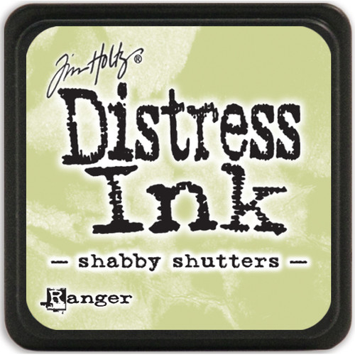 3 Pack Tim Holtz Distress Mini Ink Pad-Shabby Shutters DMINI-40163 - 789541040163