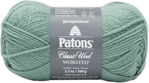 5 Pack - Patons Classic Wool Yarn-Basil - 244077-77763 - 057355450769