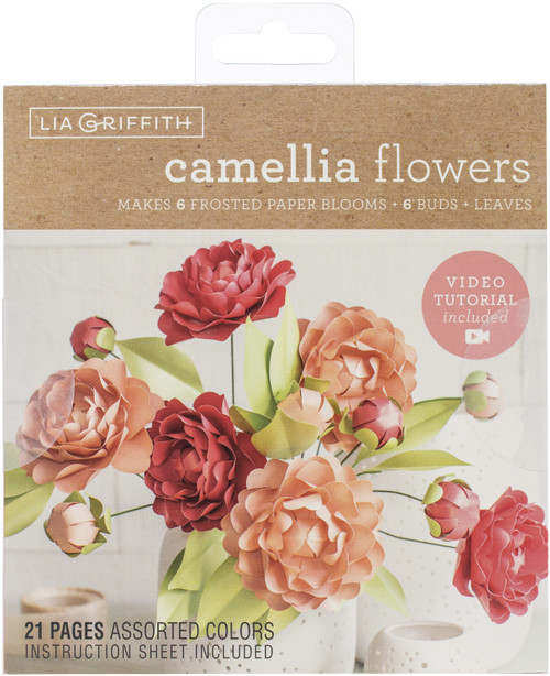 3 Pack Lia Griffith Paper Stack 6"X6.5" 24/Pkg-Camellia LG41011 - 084001410112