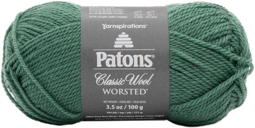 5 Pack Patons Classic Wool Yarn-Rich Grass 244077-77764 - 057355450776