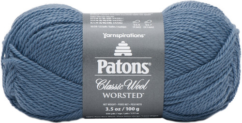 5 Pack - Patons Classic Wool Yarn-Country Blue - 244077-77771 - 057355450844 5 Pack - Patons Classic Wool Yarn-Country Blue - 244077-77771 - 057355450844