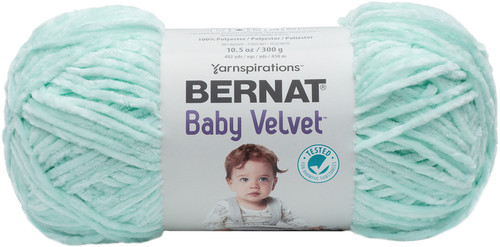 2 Pack - Bernat Baby Velvet Big Ball Yarn-Bleached Aqua - 164186-86030 - 057355448117