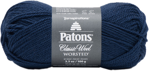 5 Pack - Patons Classic Wool Yarn-Navy Blue - 244077-77773 - 057355450868 5 Pack - Patons Classic Wool Yarn-Navy Blue - 244077-77773 - 057355450868
