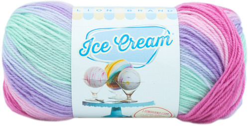 Lion Brand Ice Cream Yarn-Ube 923-227 - 023032058856