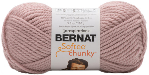 3 Pack - Bernat Softee Chunky Yarn-Gray Rose - 161128-28800 - 057355455702