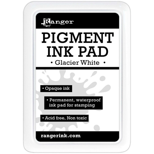 3 Pack - Ranger Pigment Ink Pad-Glacier White - RPP-43089 - 789541043089 3 Pack - Ranger Pigment Ink Pad-Glacier White - RPP-43089 - 789541043089