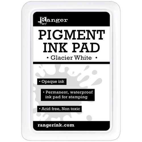 3 Pack Ranger Pigment Ink Pad-Glacier White RPP-43089 - 789541043089