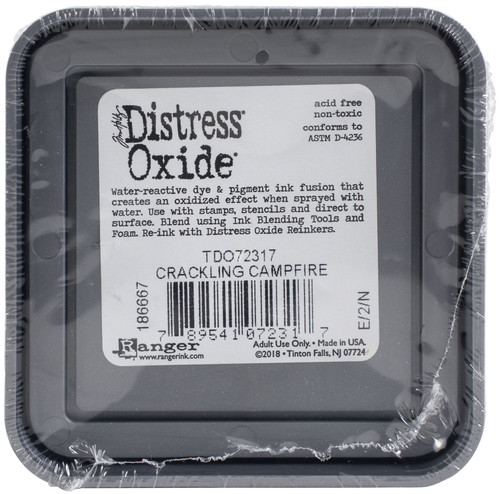 Tim Holtz Distress Oxides Ink Pad-Crackling Campfire - TDO-72317 Tim Holtz Distress Oxides Ink Pad-Crackling Campfire - TDO-72317