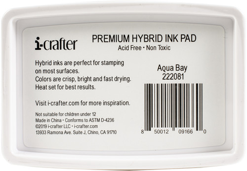 i-crafter Hybrid Ink Pad-Aqua Bay I22-2081