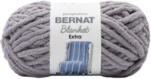 2 Pack - Bernat Blanket Extra Yarn-Vapor Gray - 1610272-7002 - 057355428430