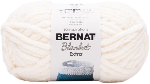 2 Pack - Bernat Blanket Extra Yarn-Vintage White - 1610272-7042 - 057355457324