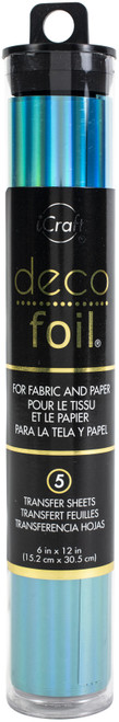 iCraft Deco Foil Specialty Transfer Sheets 6"X12" 5/Pkg-Glass Slipper - DFS6X12-54135 - 000943541356 iCraft Deco Foil Specialty Transfer Sheets 6"X12" 5/Pkg-Glass Slipper - DFS6X12-54135 - 000943541356
