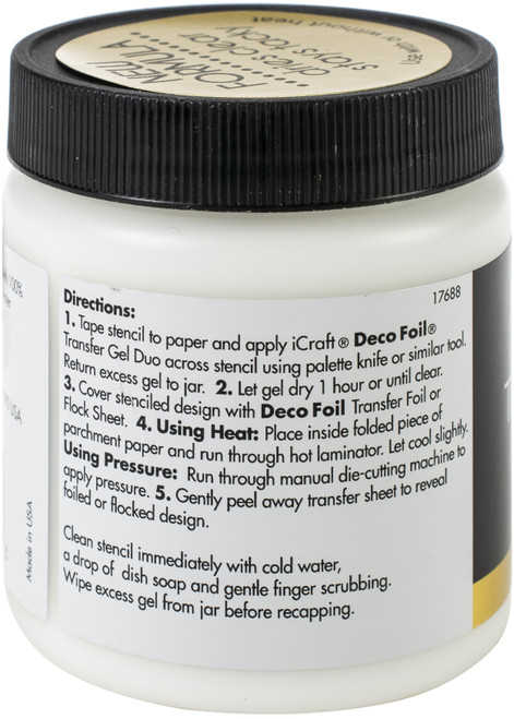 3 Pack - iCraft Deco Foil Transfer Gel DUO-4oz - 5556 3 Pack - iCraft Deco Foil Transfer Gel DUO-4oz - 5556