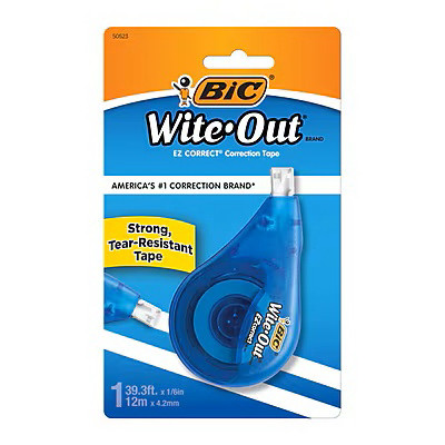 3 Pack - Wite-Out Correction Tape, 39.3 Ft. - 938920 - 070330505230