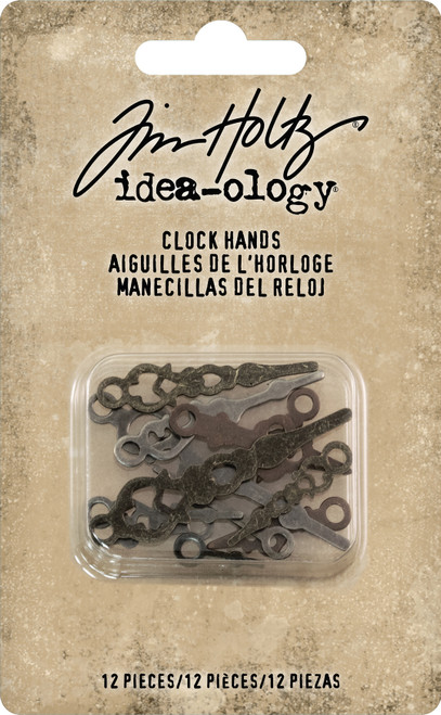 2 Pack - Idea-Ology Metal Clock Hands 12/Pkg-Assorted Sizes - TH93693 - 040861936933