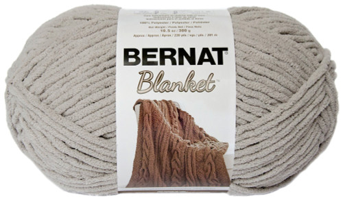 2 Pack - Bernat Blanket Big Ball Yarn-Pale Grey - 161110-10046 - 057355380820