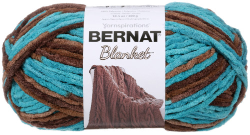 2 Pack - Bernat Blanket Big Ball Yarn-Mallard Wood - 161110-10203 - 057355380875