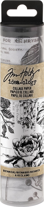 2 Pack Idea-Ology Collage Paper 6"X6yds-Botanical TH93705 - 040861937053