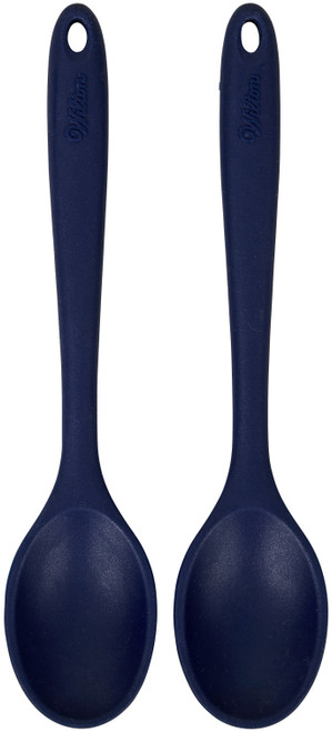 Mini Silicone Spoons 2/Pkg-Navy Blue W30213