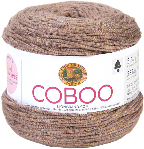 3 Pack Lion Brand Coboo Yarn-Taupe 835-125 - 023032030401