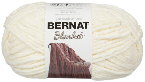 2 Pack Bernat Blanket Big Ball Yarn-Vintage White 161110-10006 - 057355381001