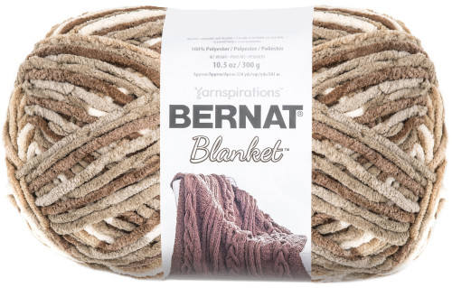 2 Pack Bernat Blanket Big Ball Yarn-Sonoma 161110-10018 - 057355380790