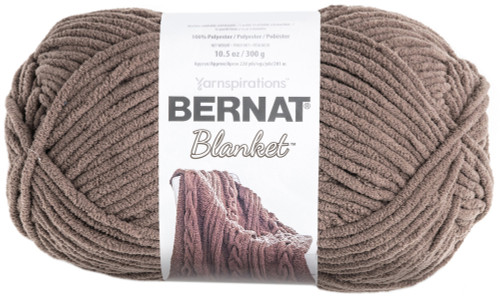 2 Pack Bernat Blanket Big Ball Yarn-Taupe 161110-10029 - 057355380806