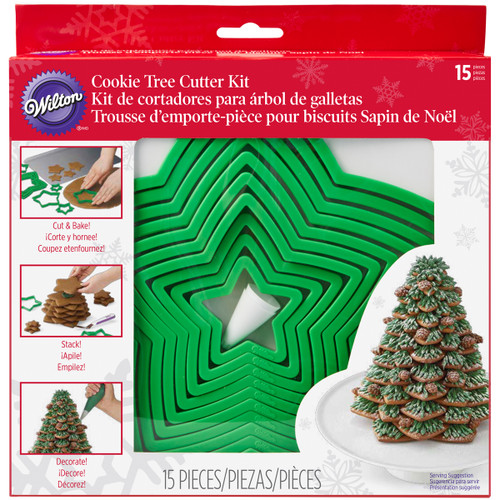 Wilton Cookie Cutter Christmas Tree Kit-Makes 1 W5919