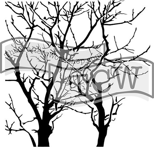 3 Pack Crafter's Workshop Template 6"X6"-Branches Reversed TCW6X6-251