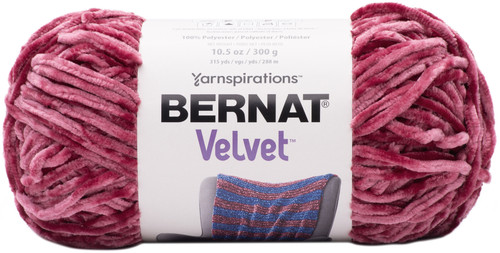 2 Pack Bernat Velvet Yarn-Pomegranate 161032-32068 - 057355464438
