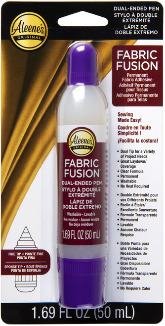 3 Pack Aleene's Fabric Fusion Permanent Adhesive Dual Ended Pen-1.6oz 40670 - 017754406705