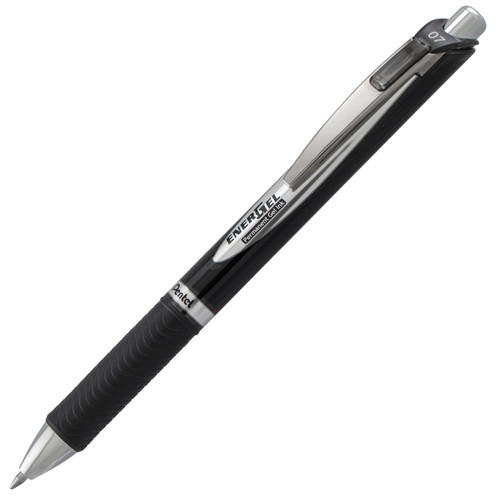 2 Pack - Pentel EnerGel PRO Permenant Gel Pen .7mm 2/Pkg-Black - BLP77BP2