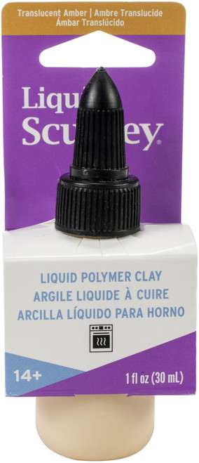3 Pack Sculpey Liquid 1oz-Translucent Amber ALS-3501 - 715891350119