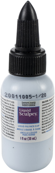 3 Pack - Sculpey Liquid 1oz-Translucent Turquoise - ALS-3505